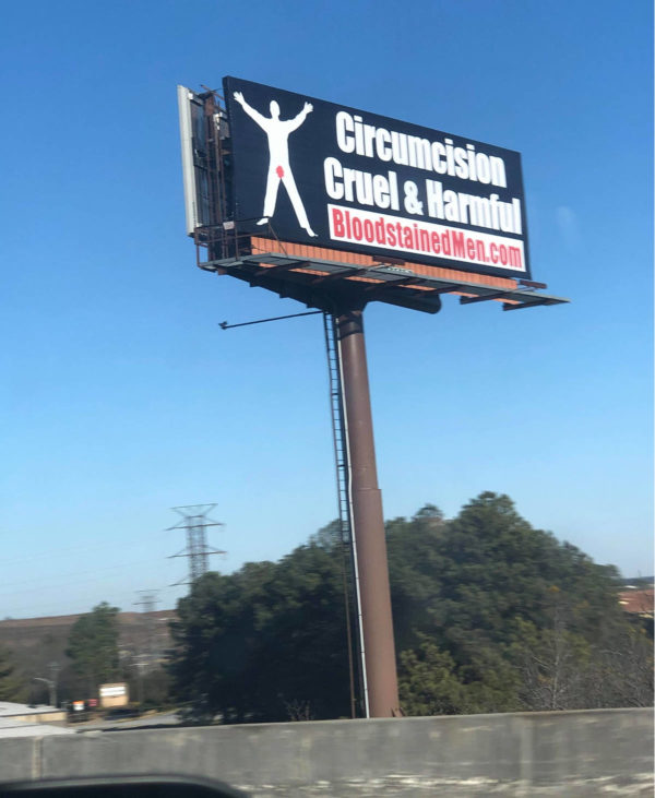 Atlanta Billboard – Circumcision: Cruel & Harmful